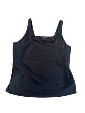 INC Black Squareneck Base Tank Top Size XXL NEW NWOT